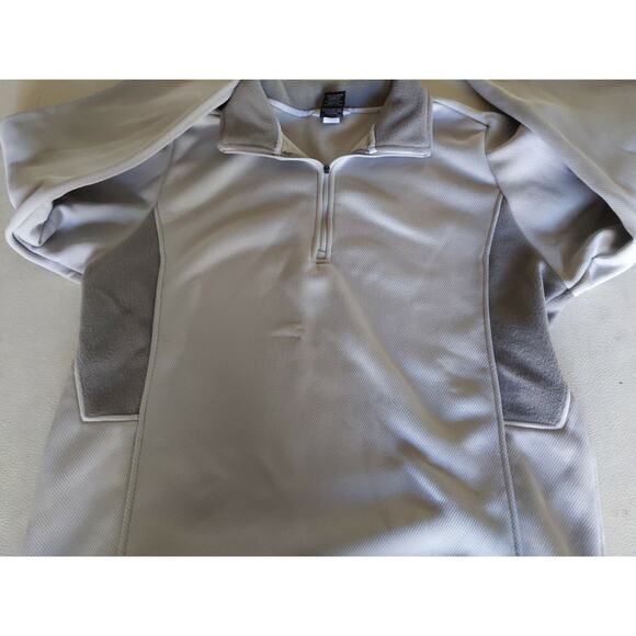 Old Navy Pullover Women's Size S Gray 1/4" Zip Lightweight Sweatshirt - Picture 3 of 8